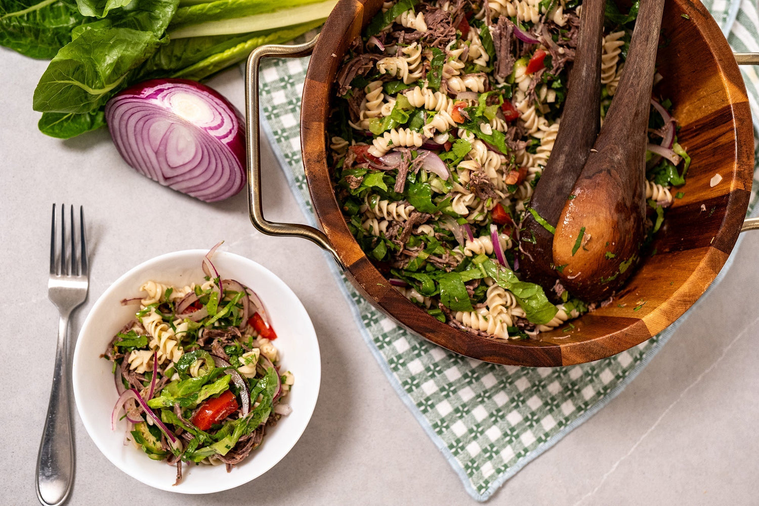Salpicón de Res Pasta Salad