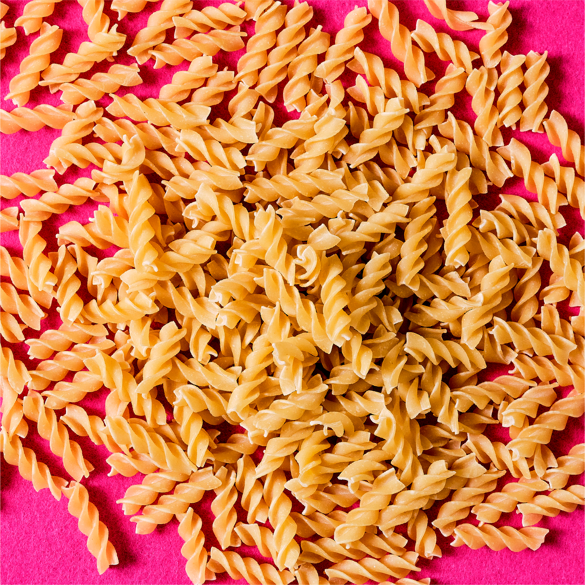 Image #5 close-up view of rotini pasta to show details