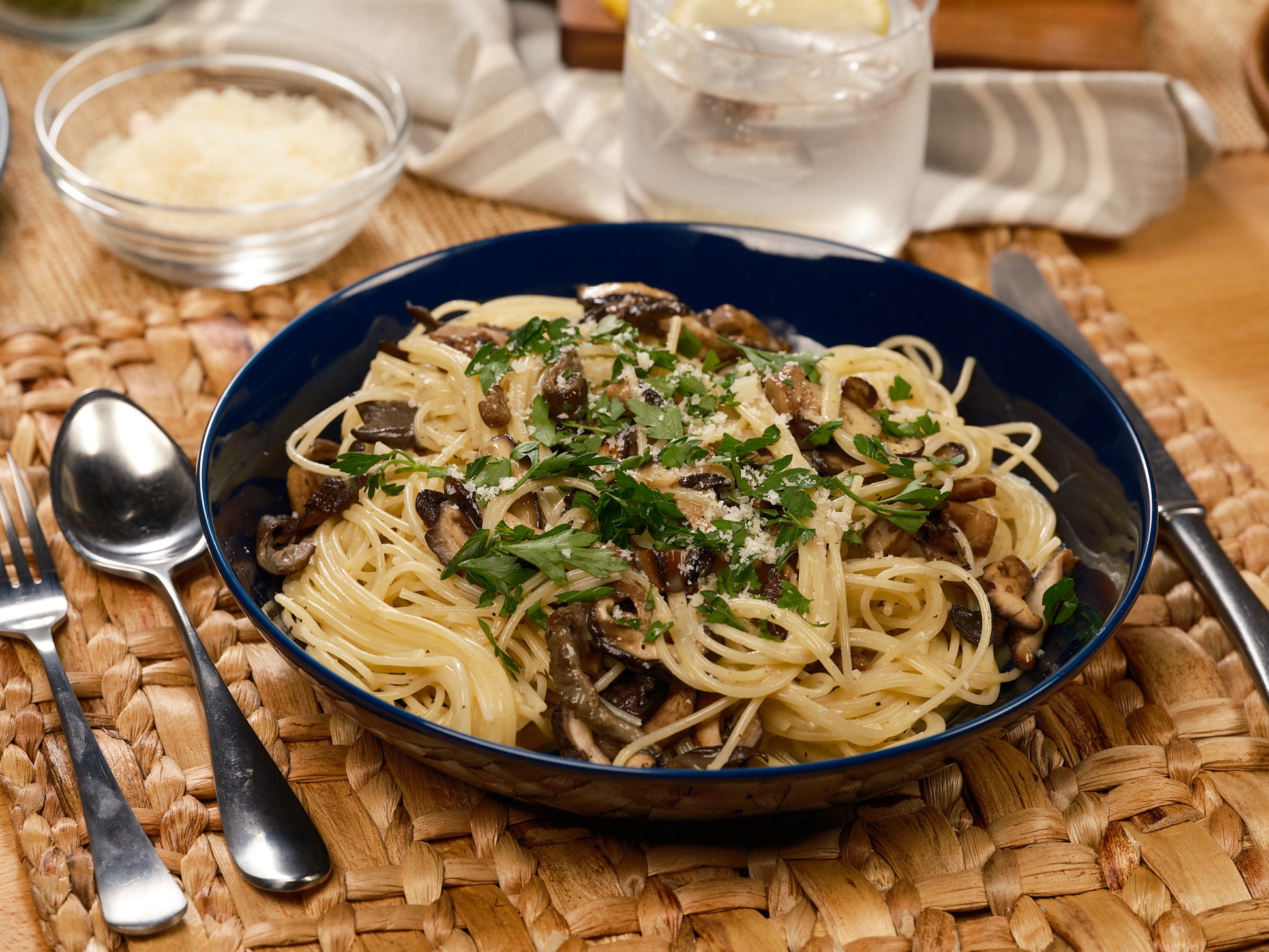 high fiber pasta Carbe Diem plated