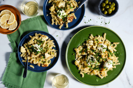 Rotini with Roasted Cauliflower & Ricotta