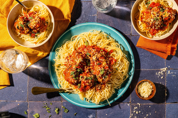 Weeknight Spaghetti & Meatballs