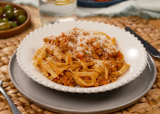 Turkey Bolognese with Fettuccine