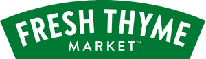 Fresh Thyme Market logo on a green background