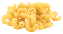 Yellow cavatappi pasta