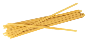 Yellow fettuccine strands