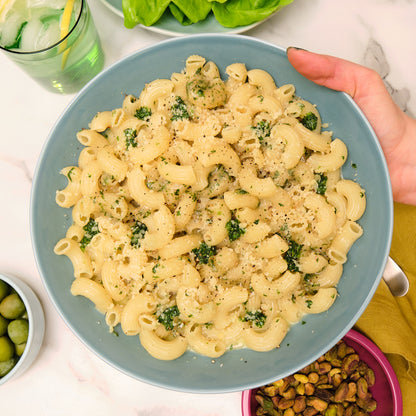 an elbow pasta dish