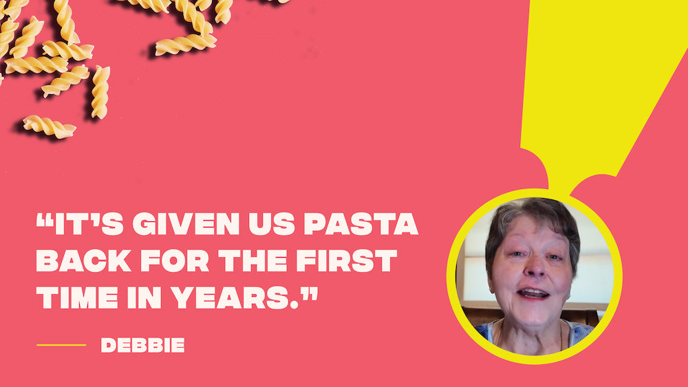 Load video: Pasta lover testimonial video