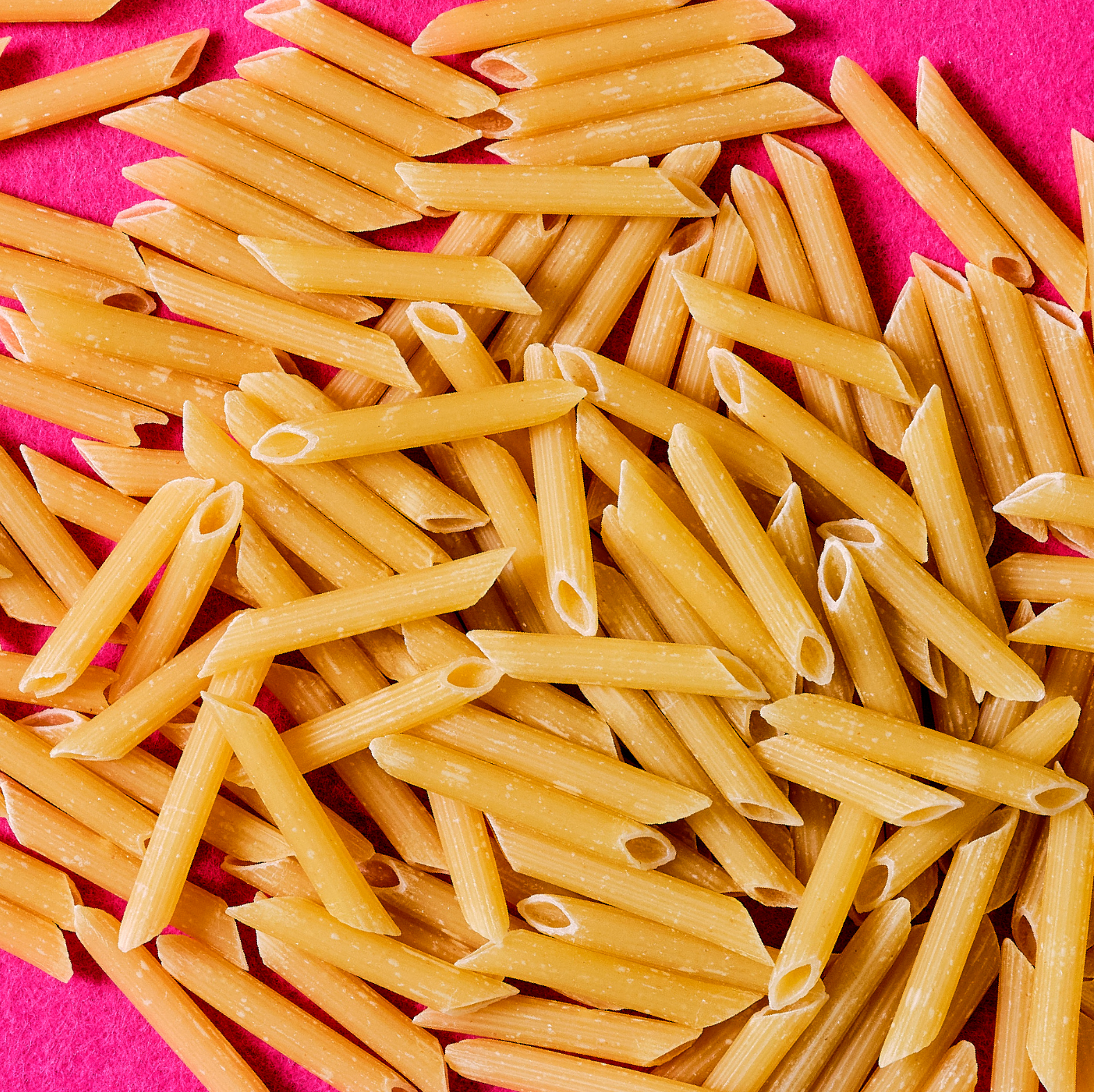 Image #5 close-up view of penne pasta that shows details